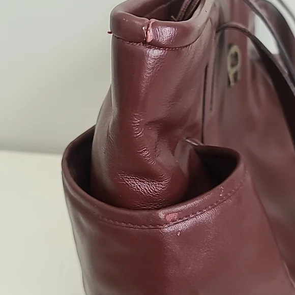 Etienne Aigner Vintage Brick Hobo Purse - Picture 9 of 10